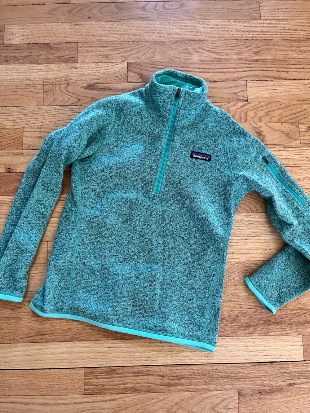 Patagonia Mint Green Better Sweater Fleece Pullover